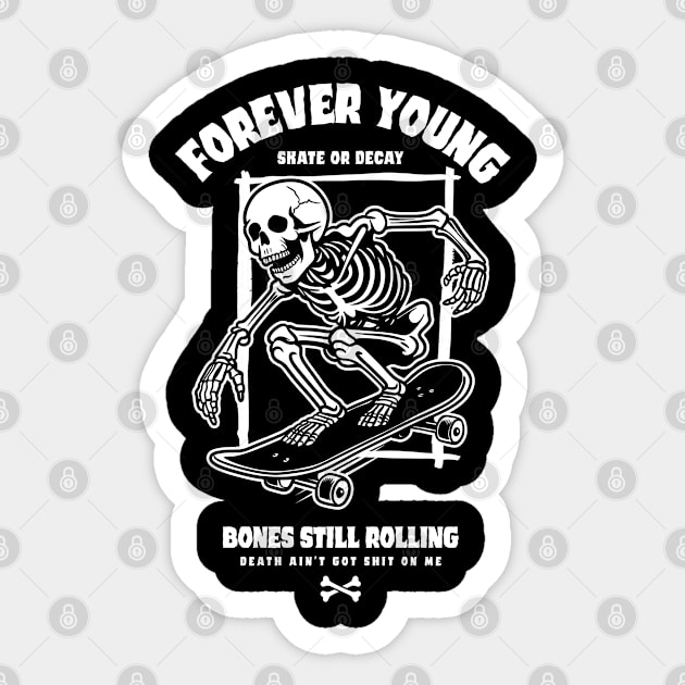 Forever Young Sticker by artslaves